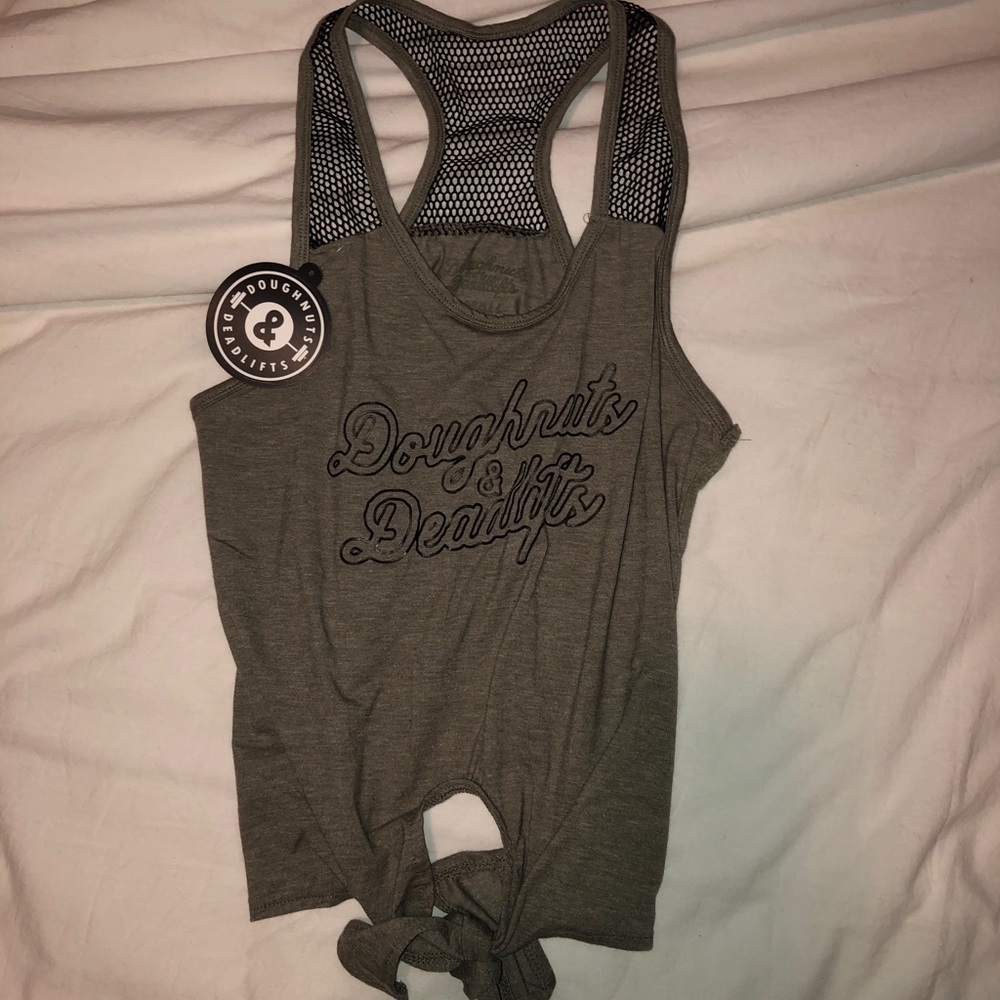 Doughnuts & deadlifts tank top